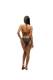 Malelions Women Monogram Wave Bikini Bottom | Black