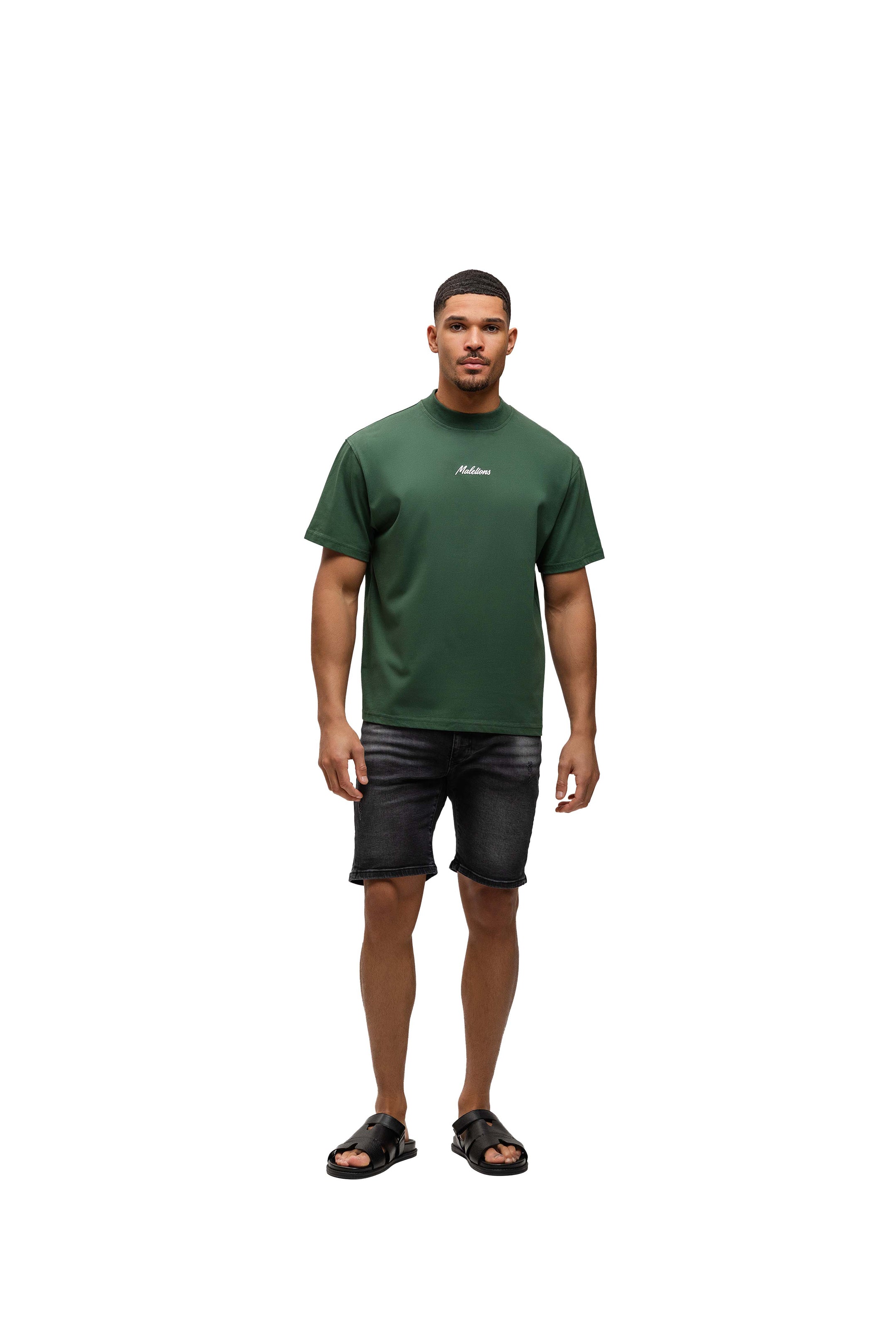 Malelions Men Relax T-Shirt | Racing Green