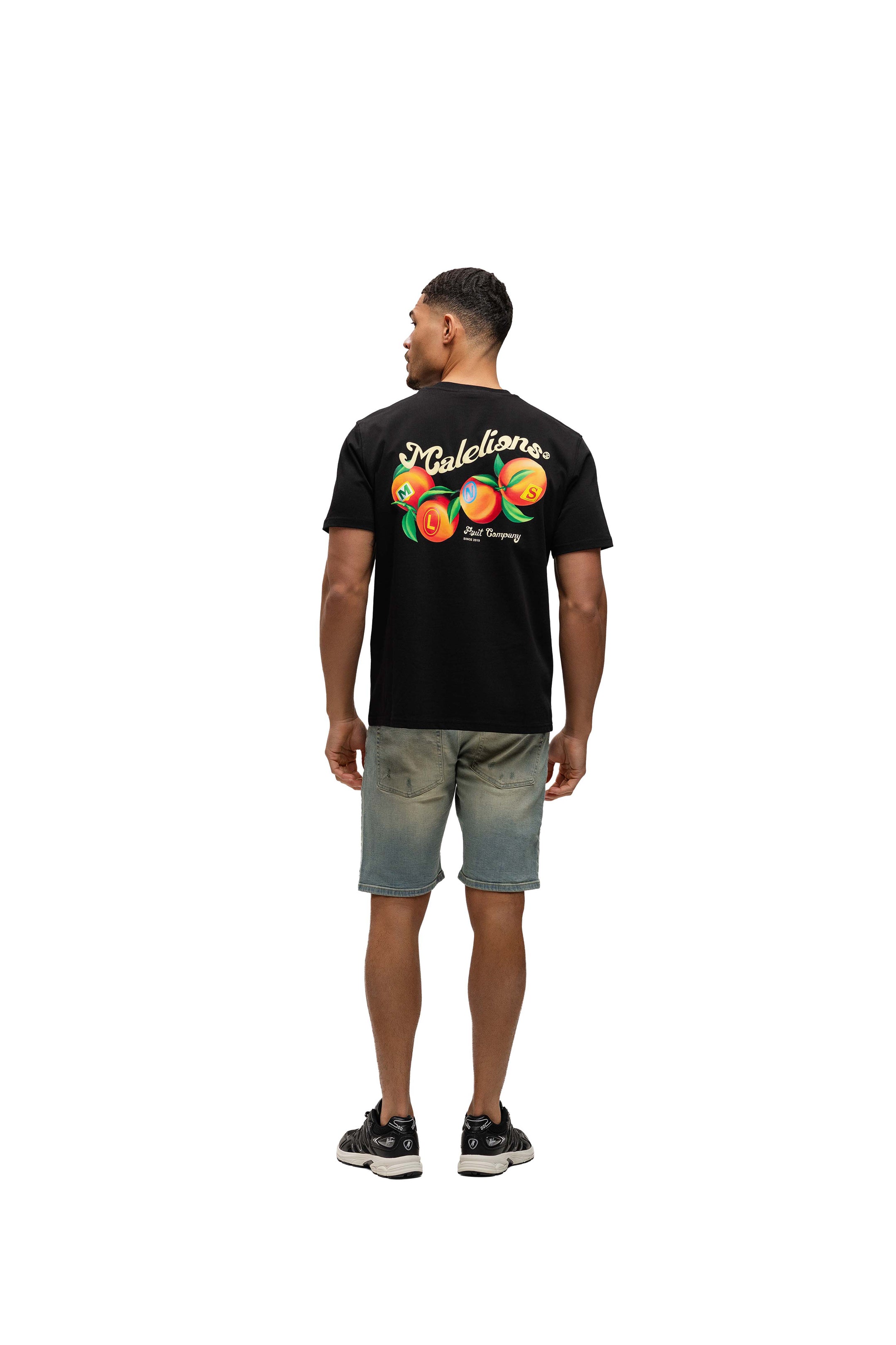 Malelions Men Fruit Company T-Shirt | Black