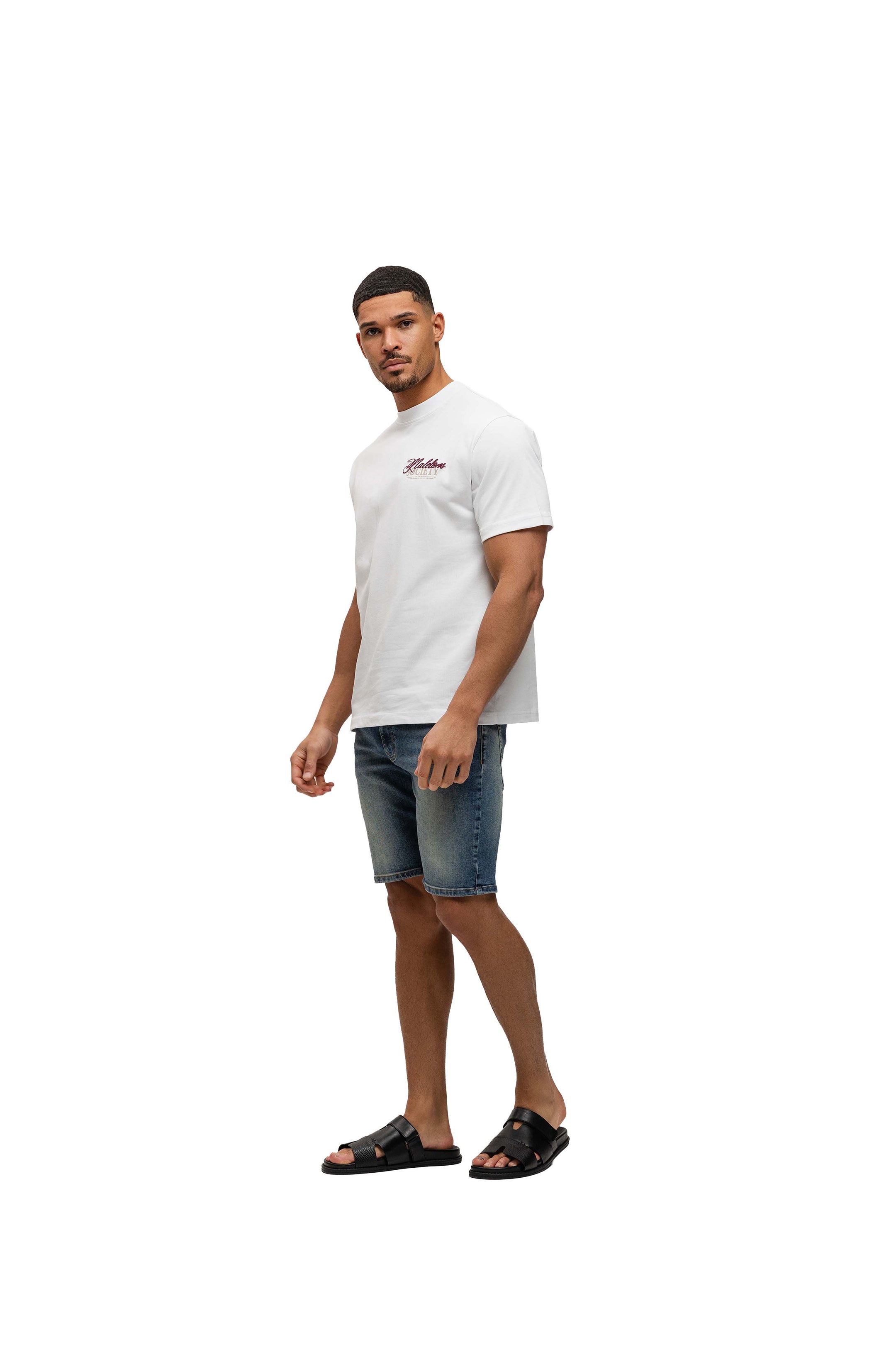 Malelions Men Society T-Shirt | White