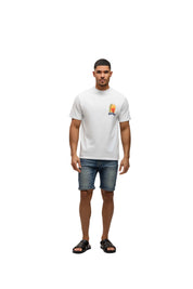 Malelions Men Washed Denim Shorts | Dark Blue