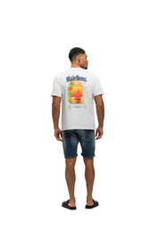 Malelions Men Washed Denim Shorts | Dark Blue