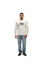 Malelions Men Motocross Longsleeve T-Shirt | Off-White