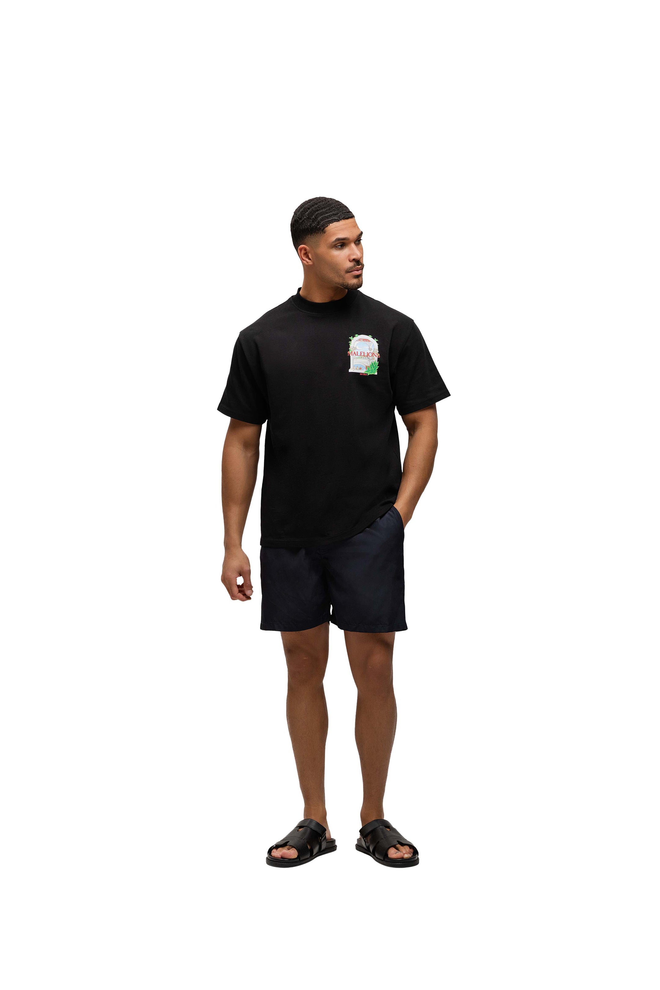 Malelions Men Tailored Swim Shorts | Navy