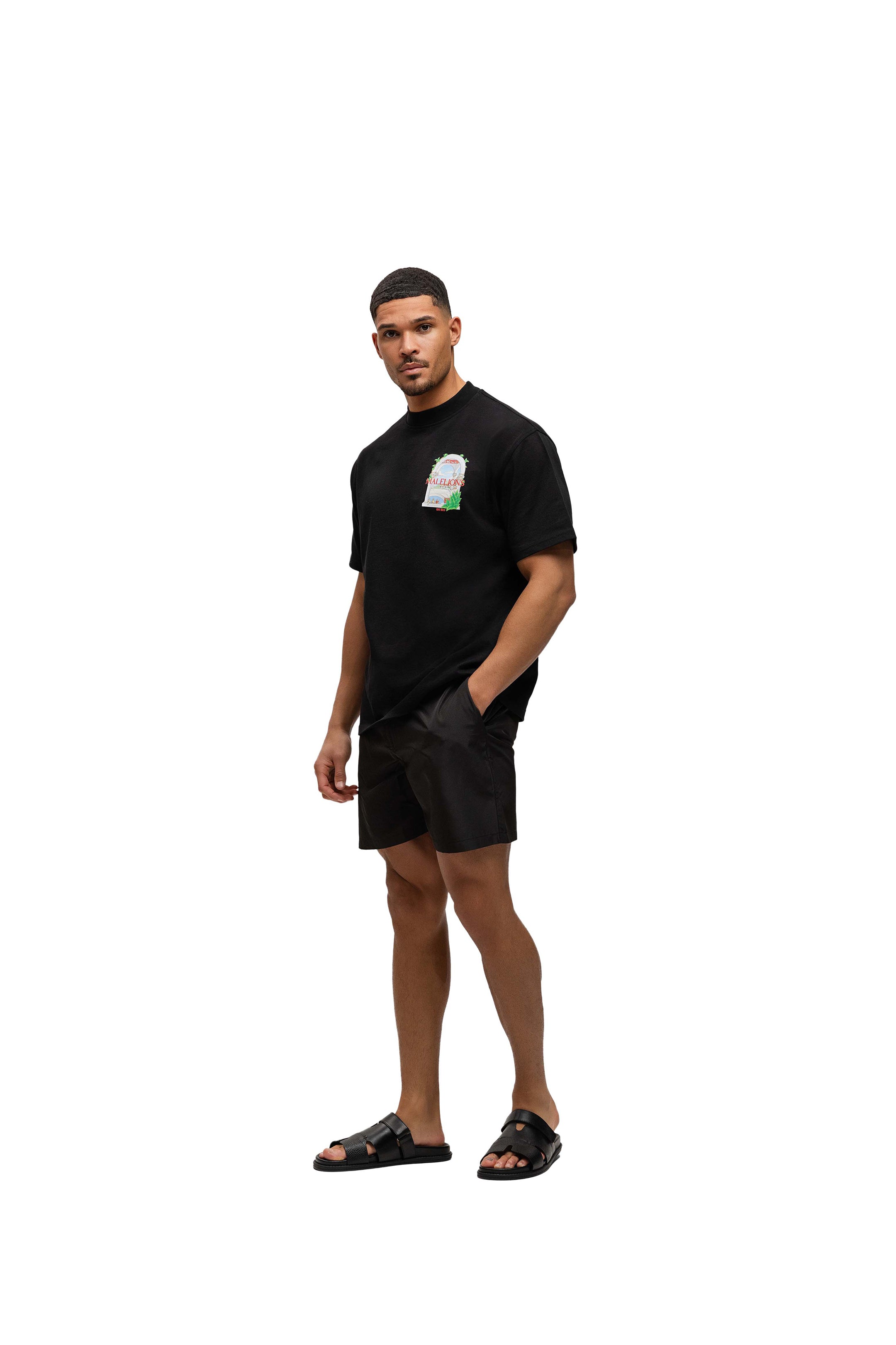 Malelions Men Tailored Swim Shorts | Black