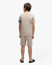 Malelions Junior Captain Shorts 2.0 | Taupe