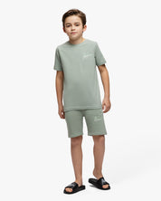 Malelions Junior Split Shorts | Agave Green