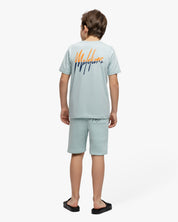 Malelions Junior Split Shorts | Sky Blue