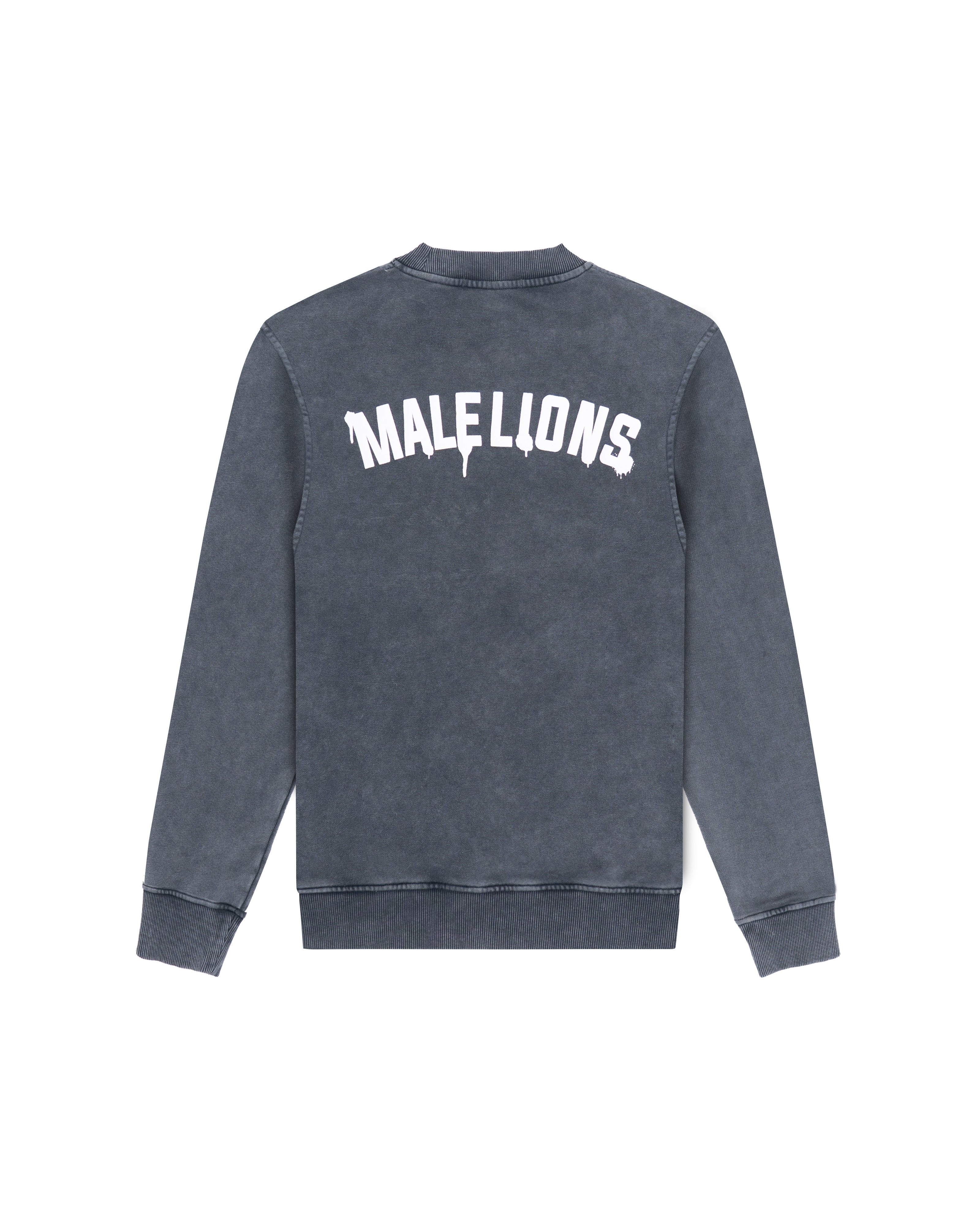 Malelions Herren-Graffiti-Pullover | Acid-Wash