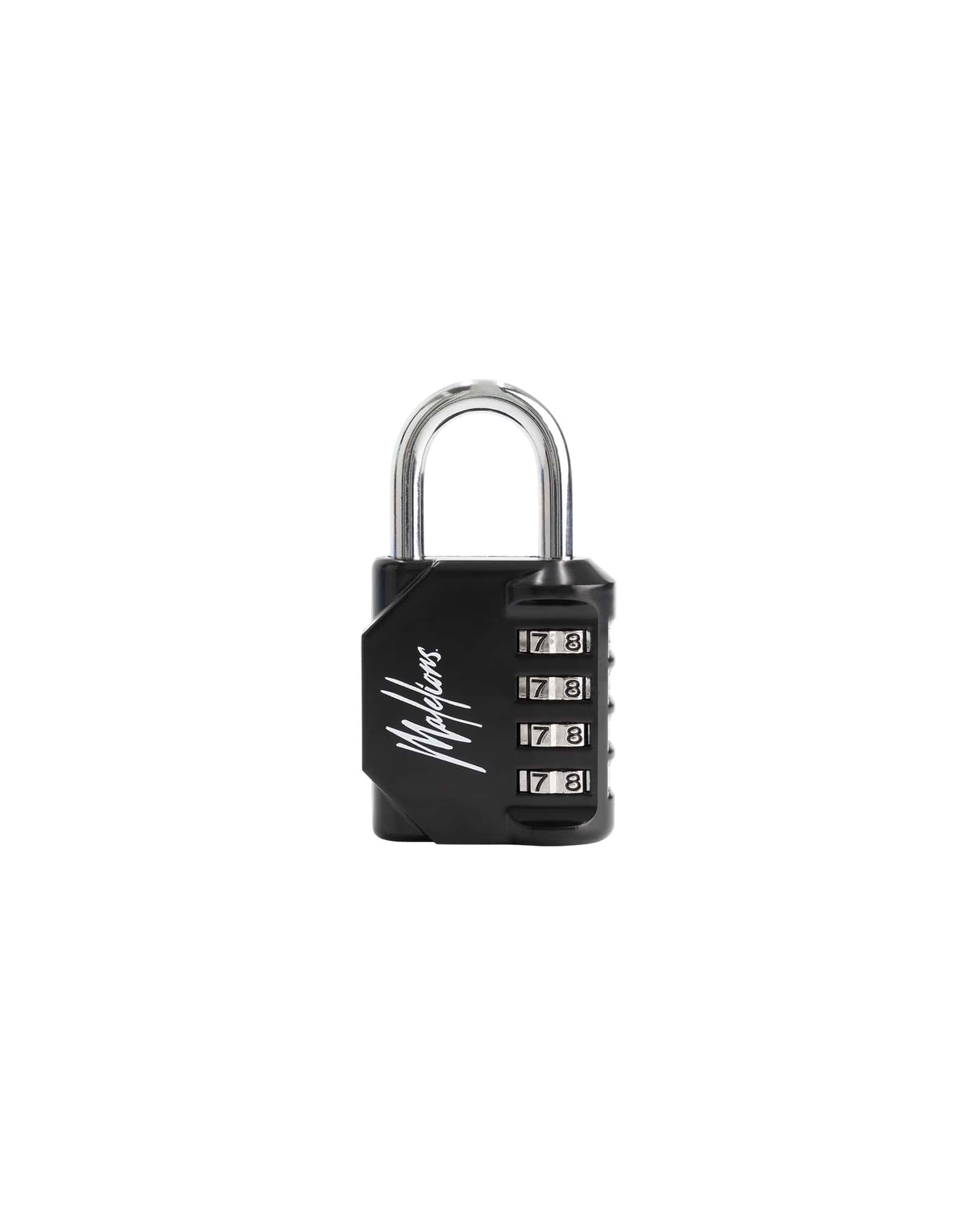 Malelions Sport Combination Lock | Black/White