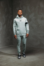 Malelions Men Captain Hoodie 2.0 | Aqua Grey