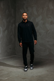 Malelions Men Patch Polo Sweater | Black