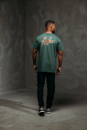 Malelions Men Splash Signature T-Shirt | Dark Green