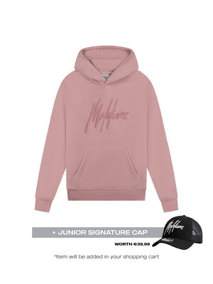 Malelions Junior Girls Essentials Hoodie | Mauve