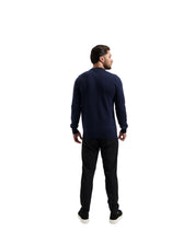 Malelions Men Knitted Crewneck | Navy