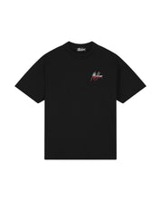 Malelions Men Oversized Split T-Shirt | Black/Red