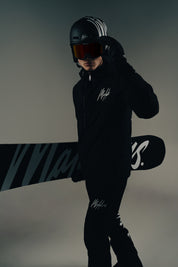 Malelions Ski Polar Pants | Black/White