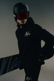 Malelions Ski Polar Jacket | Black/White