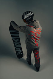 Malelions Ski Polar Jacket | Grey/Orange