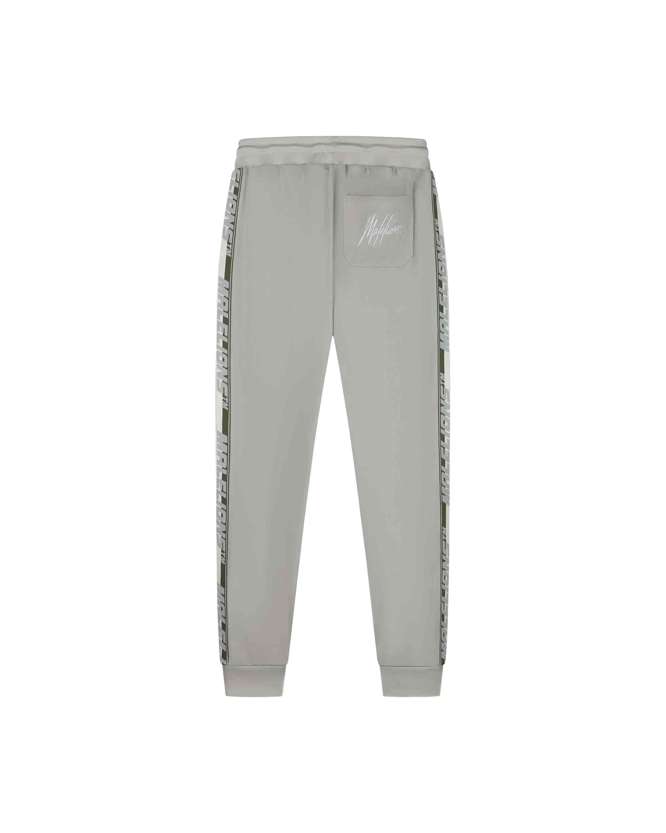 Malelions Sport Warming Up Trackpants | Light Grey