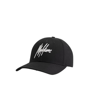 Malelions Women Signature Cap | Black/White