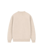 Malelions Men Oversized Emblem Knitted Sweater | Light Taupe