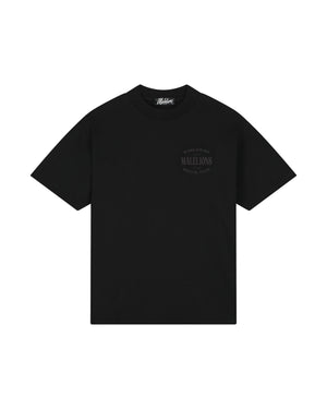 Malelions Men Social Club T-Shirt | Black