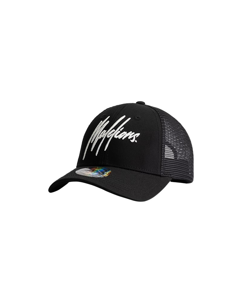  Malelions Men Signature Cap | Black/White