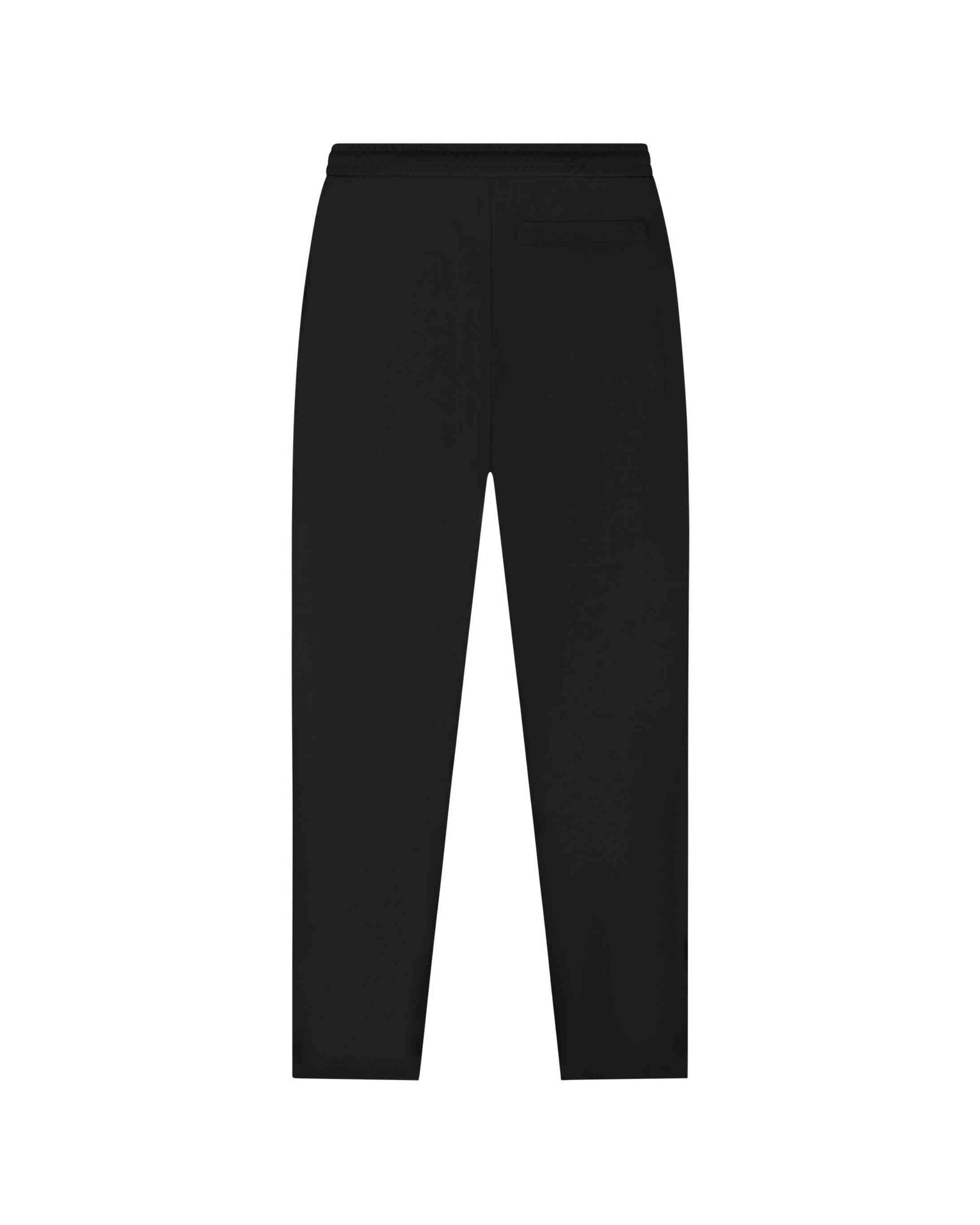 Malelions Men Pique Logo Trackpants | Black