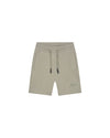  Malelions Junior Striped Signature Shorts | Olive Green