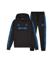 Malelions Sport Warming Up Tracksuit | Black/Cobalt