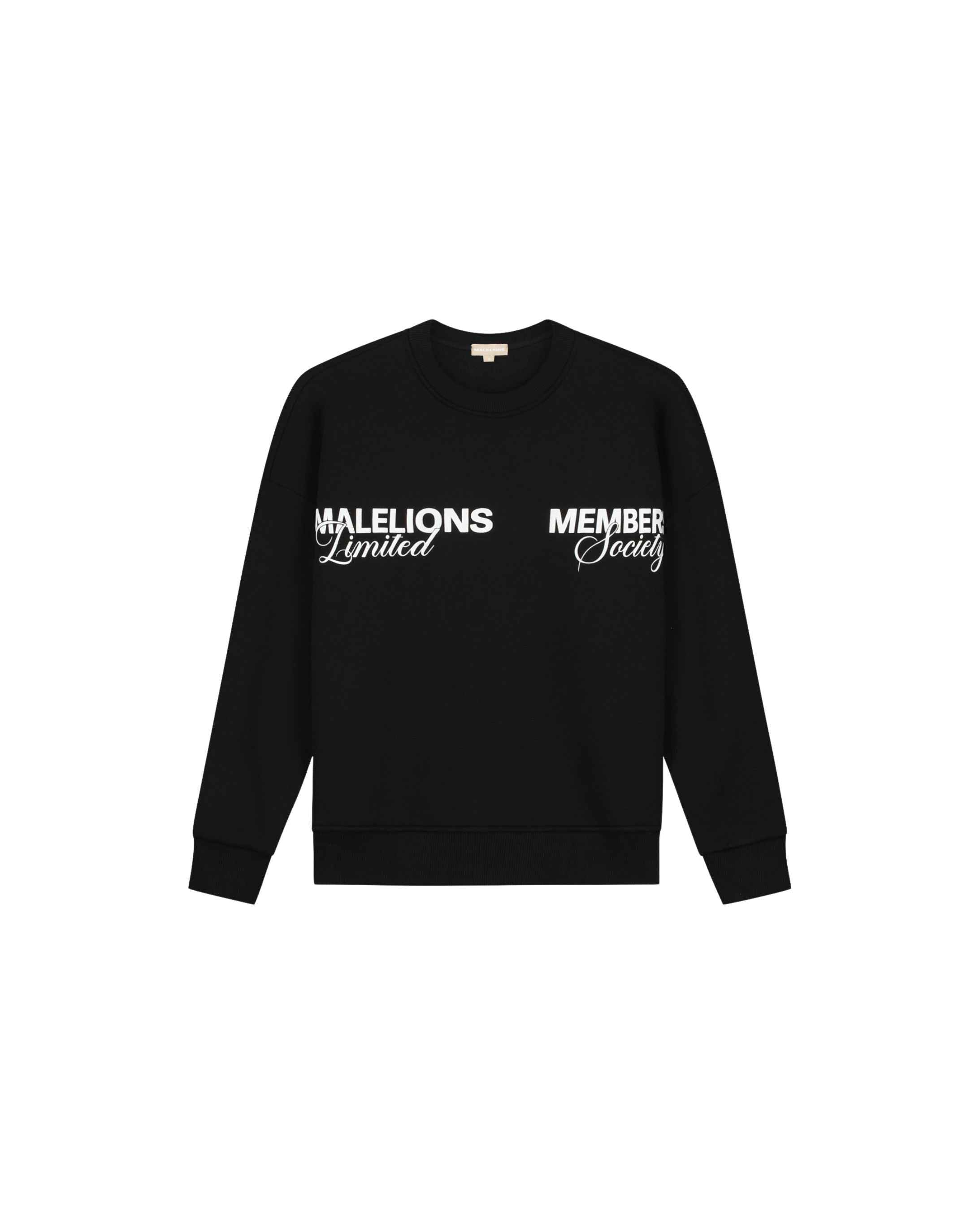 Malelions Women Members Society Sweater | Black