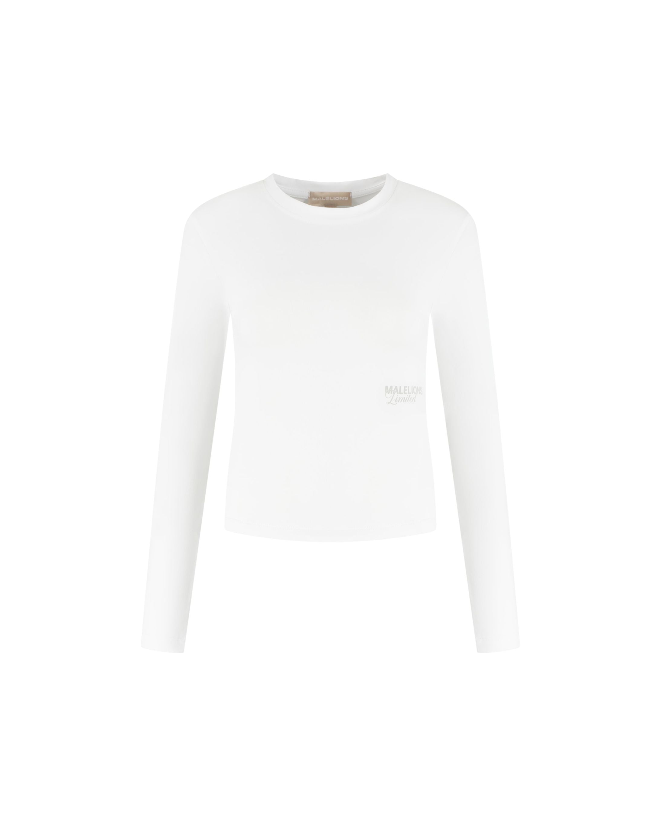 Malelions Women Members Society Longsleeve Top | White