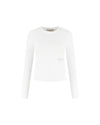  Malelions Women Members Society Longsleeve Top | White