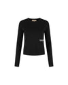  Malelions Women Members Society Longsleeve Top | Black