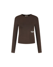 Malelions Women Members Society Longsleeve Top | Chocolate