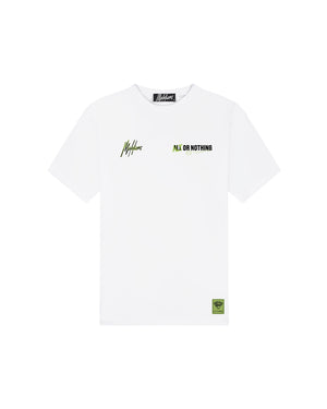 Malelions Men Altcryptogems T-Shirt | White