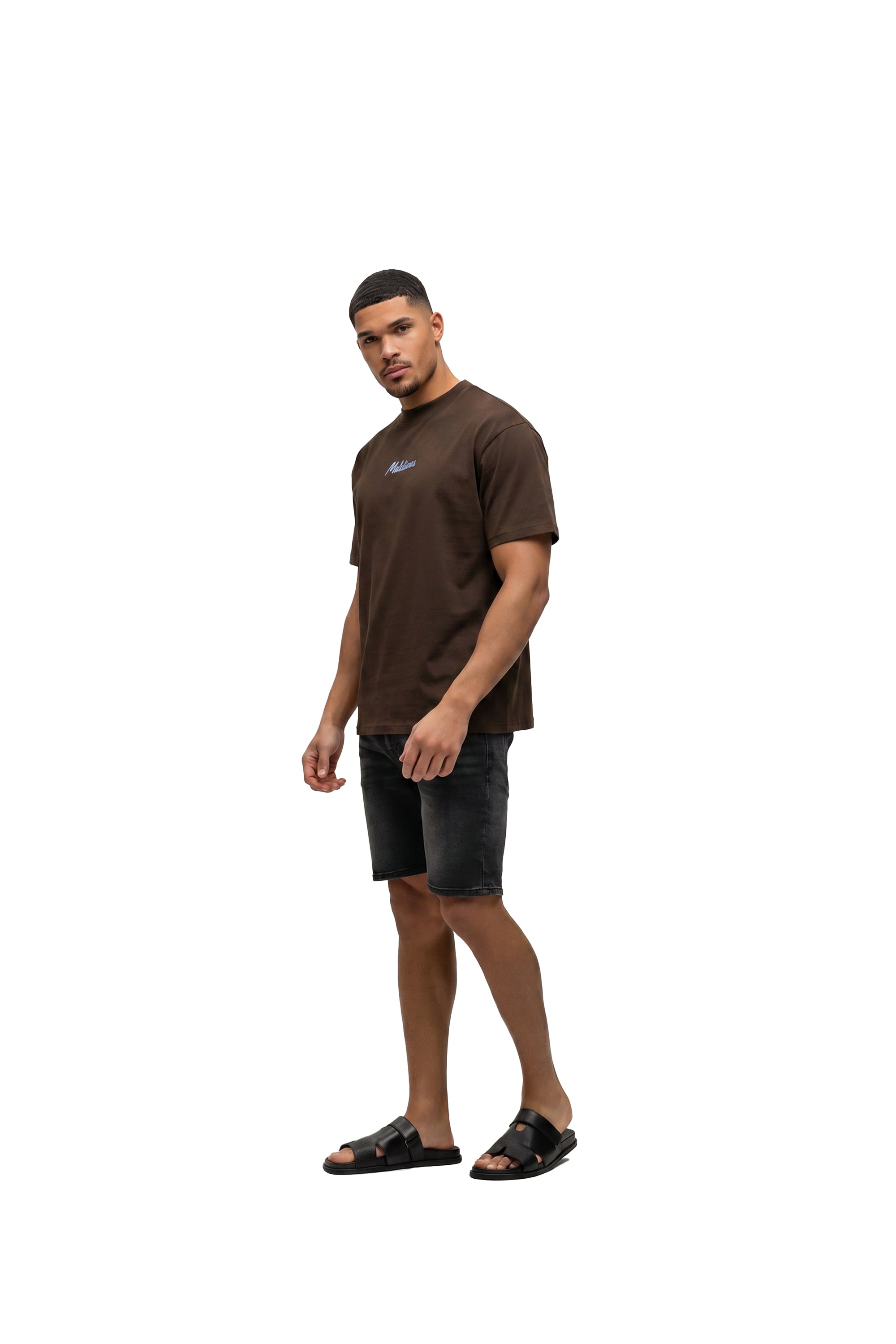 Malelions Men Relax T-Shirt | Dark Brown
