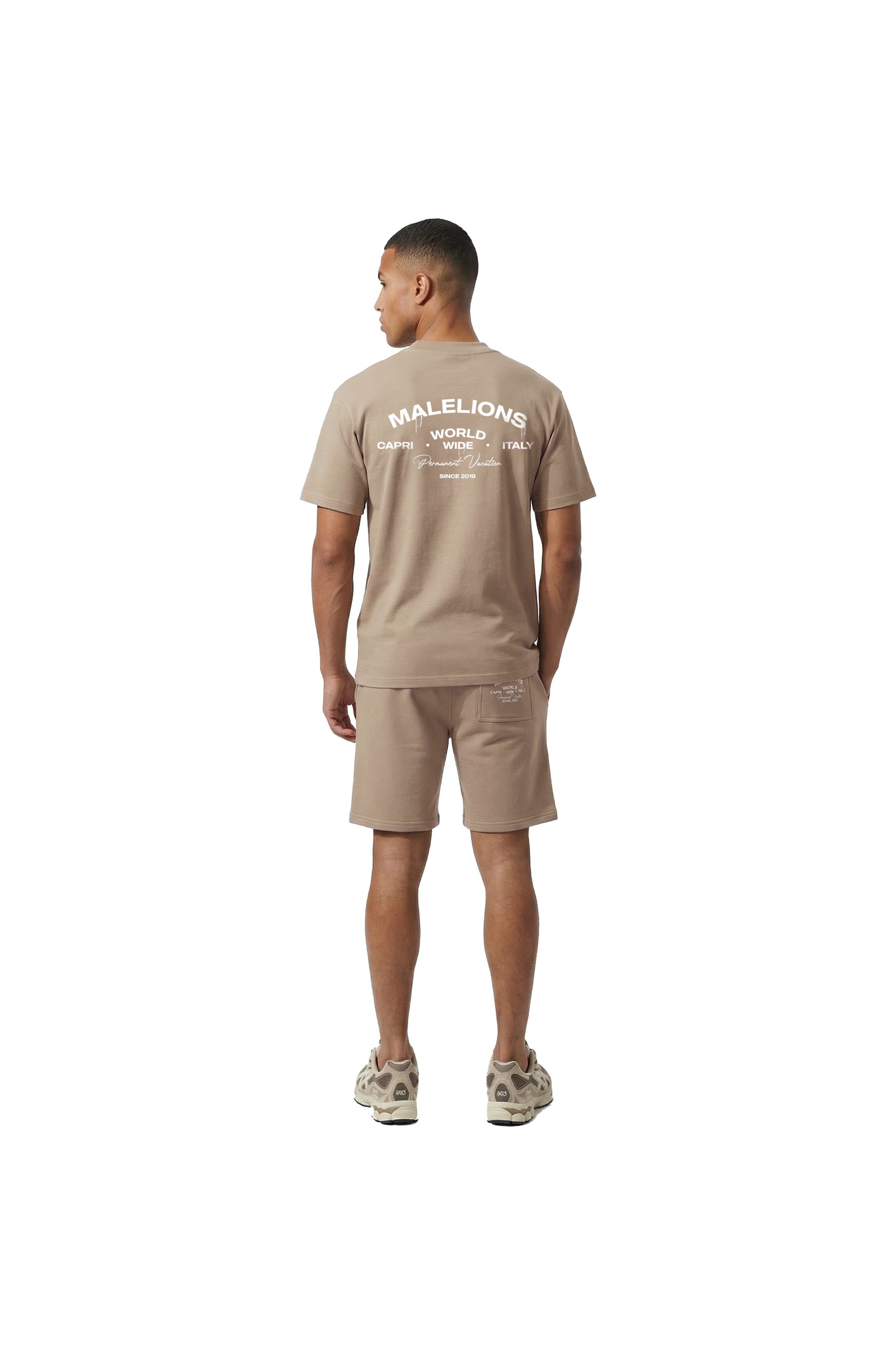 Malelions Men Permanent Vacation Shorts | Sage Brown