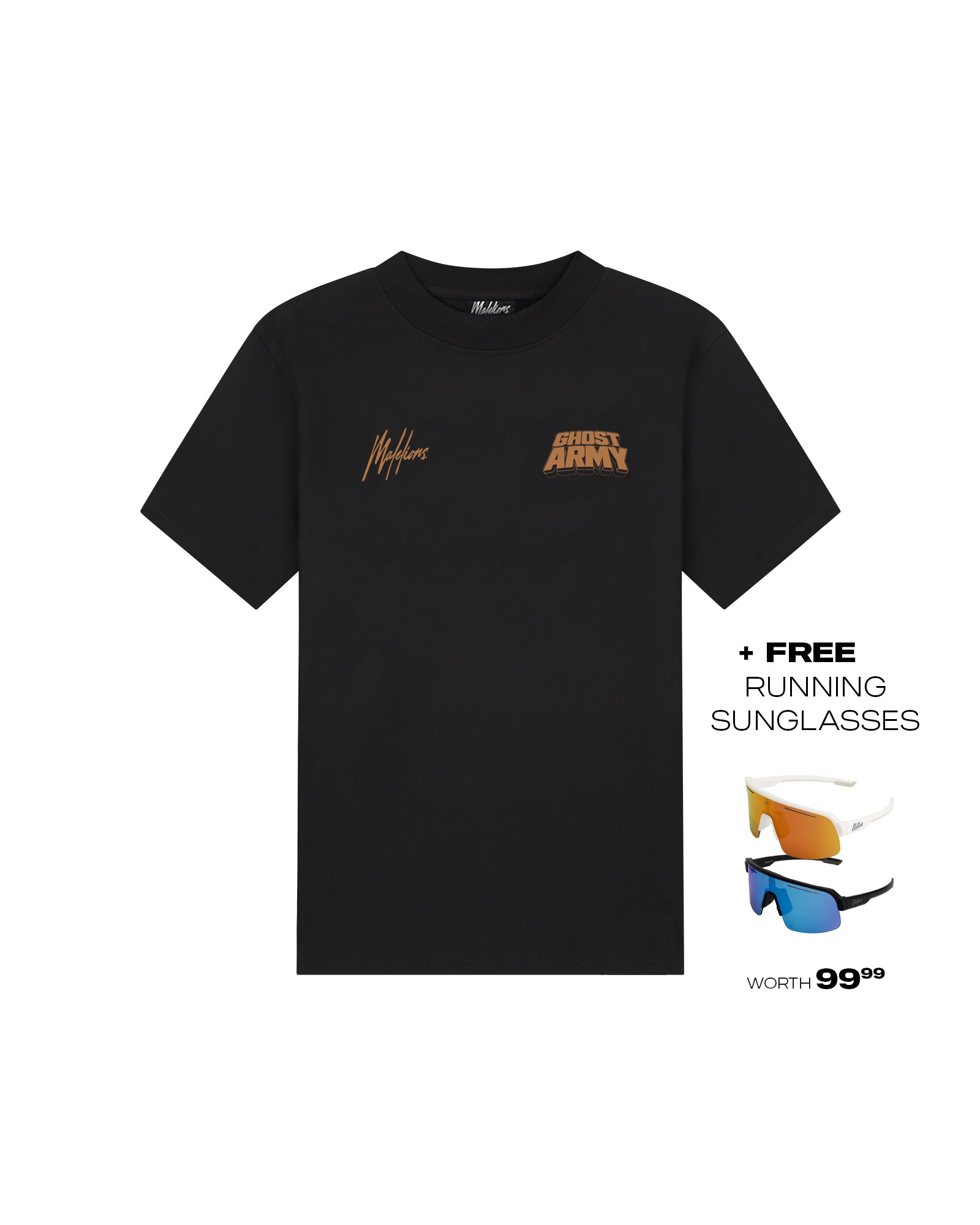 Malelions Men Mory Kromah T-Shirt | Black