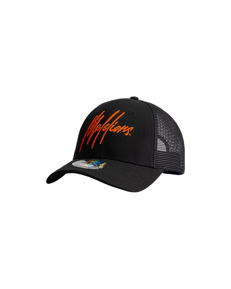  Malelions Signature Cap | Black/Orange