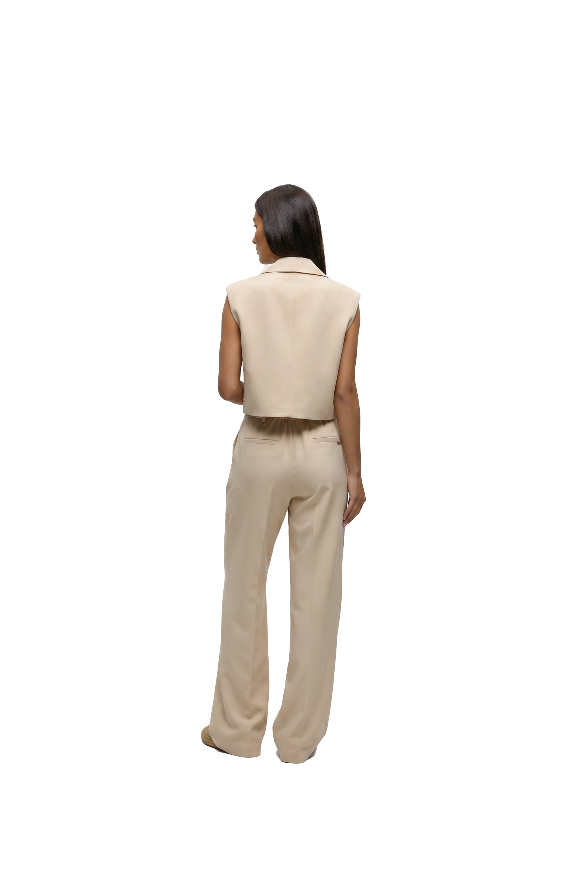 Malelions Women Emblem Pantalon | Beige