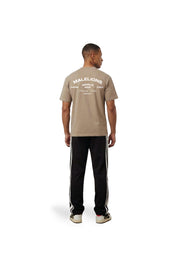 Malelions Men Permanent Vacation T-Shirt | Sage Brown