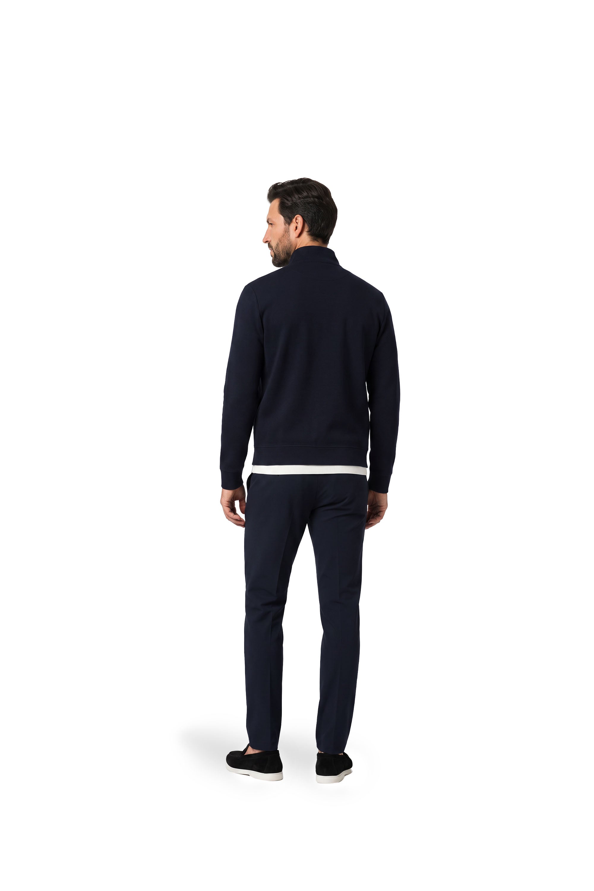 Malelions Premium Hybrid Quilted Jacket | Navy