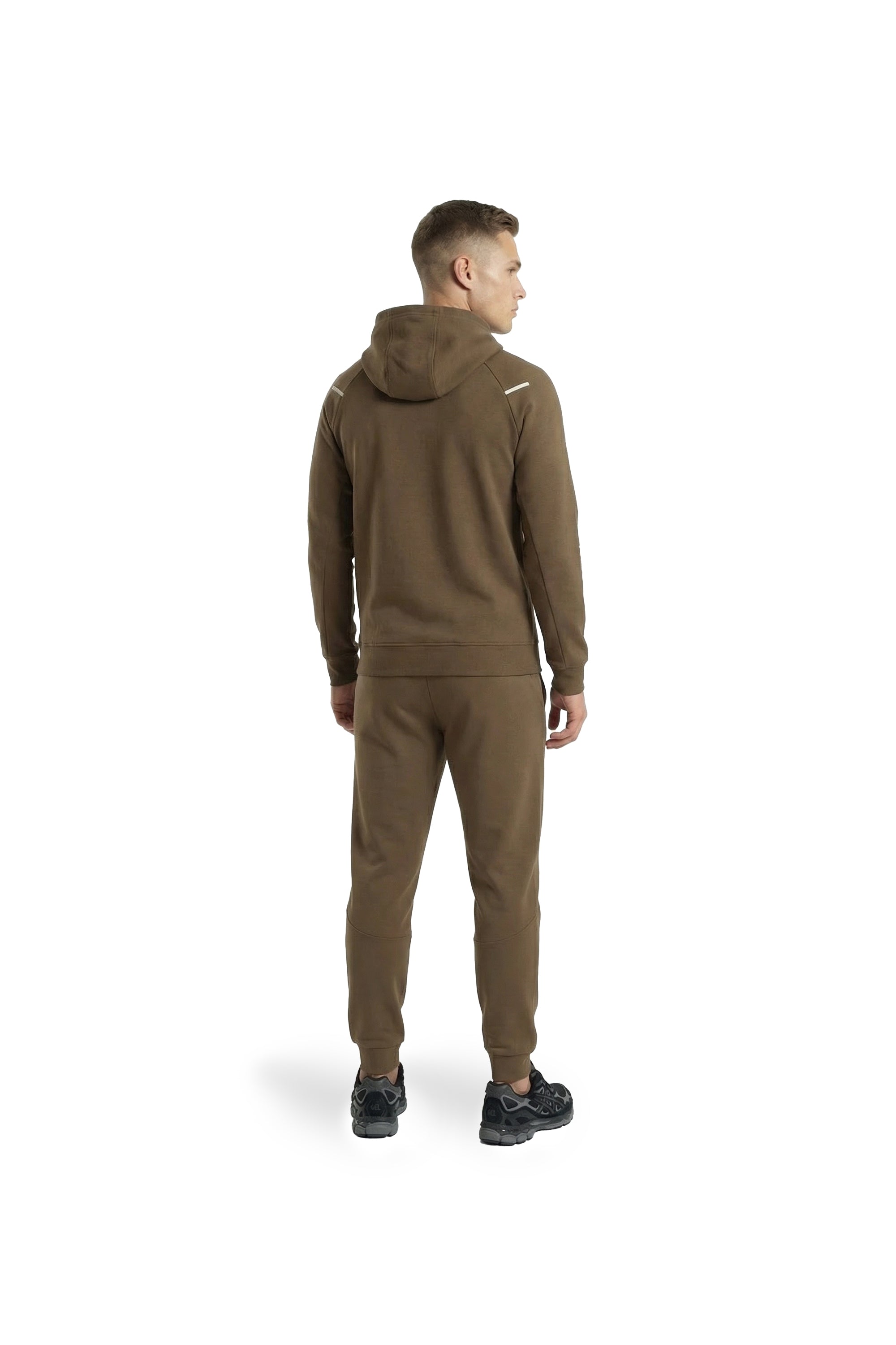 Malelions Sport Counter Zip Hoodie | Desert Khaki