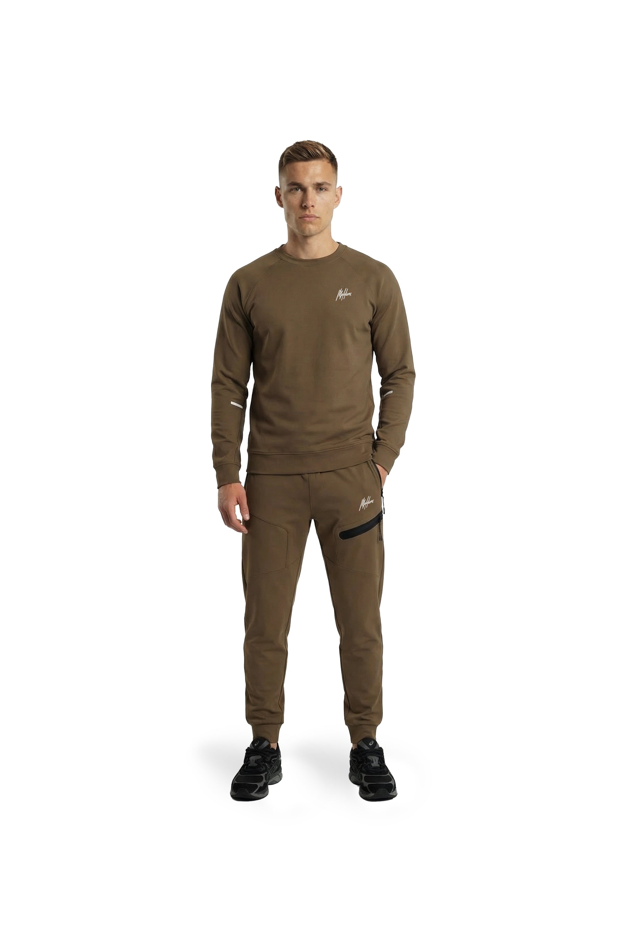 Malelions Sport Counter Sweater | Desert Khaki