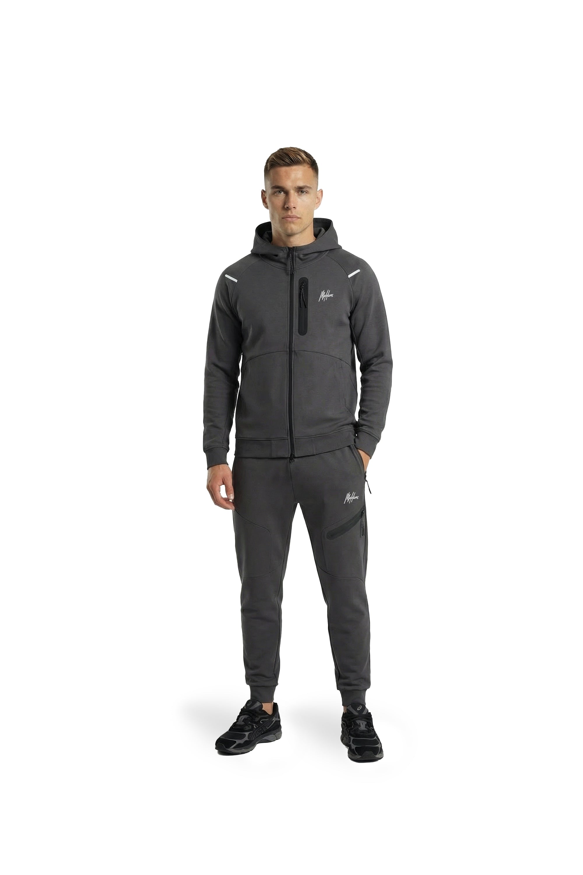 Malelions Sport Counter Zip Hoodie | Antra