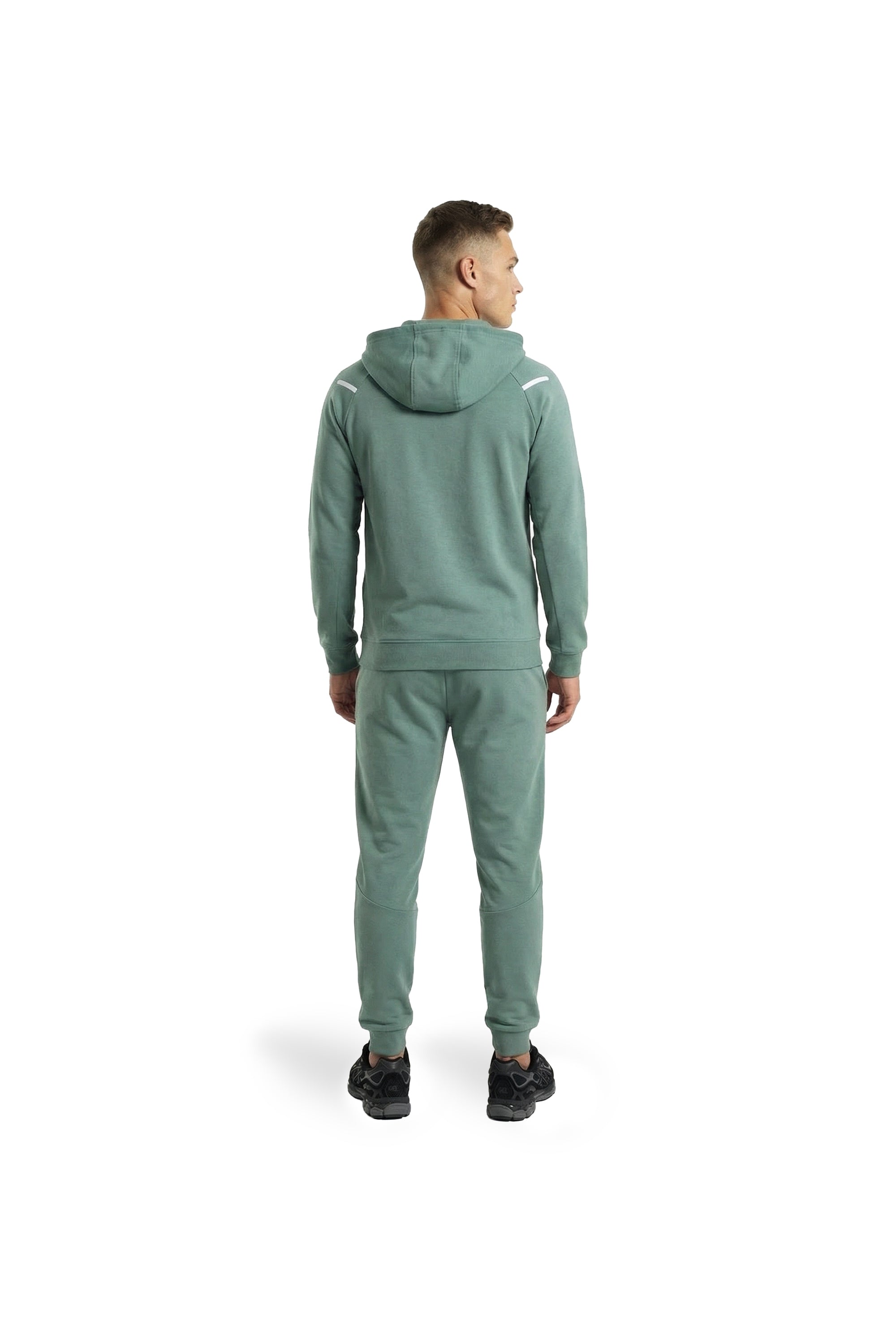 Malelions Sport Counter Zip Hoodie | Green