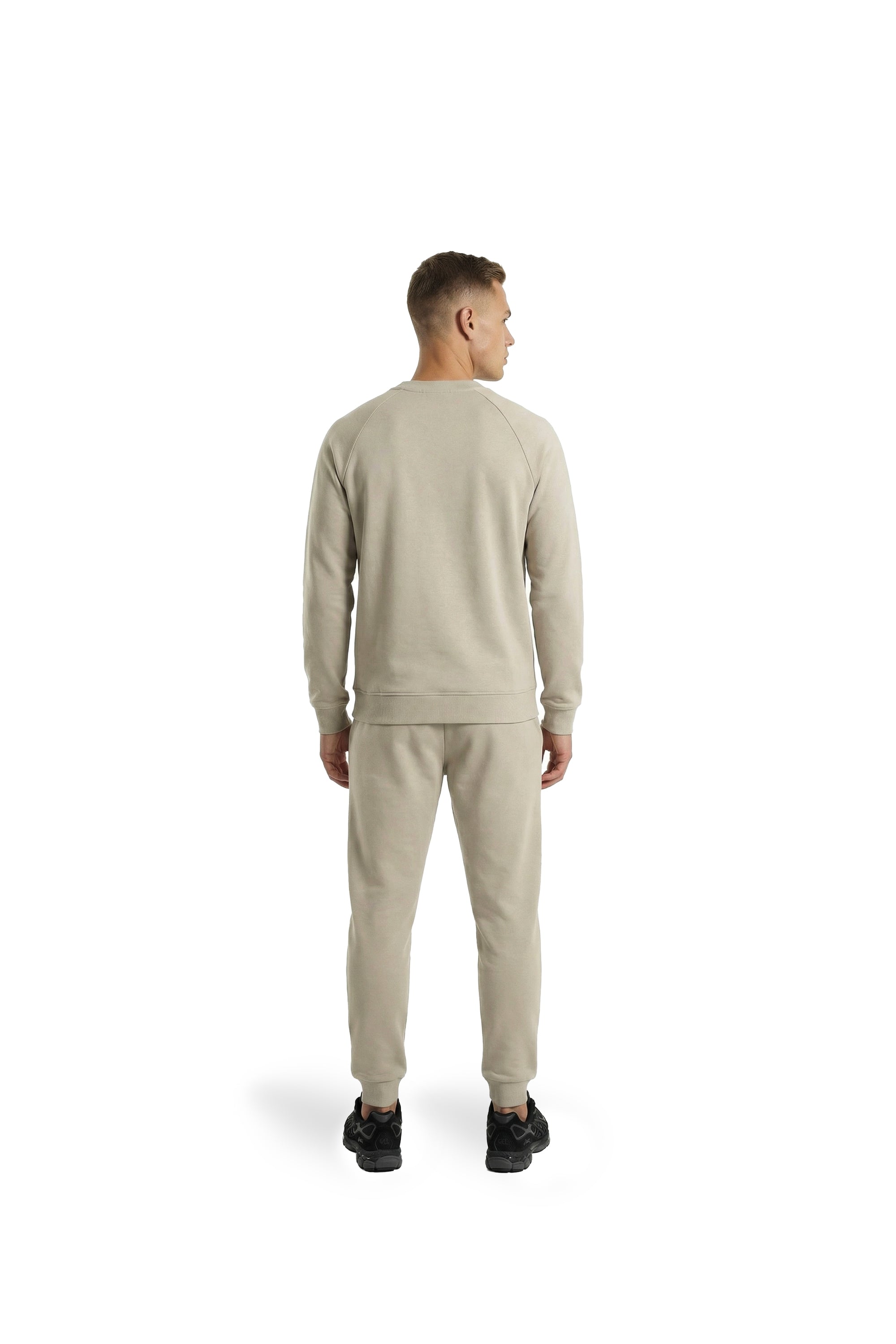 Malelions Sport Logo Raglan Sweater | Beige