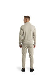 Malelions Sport Logo Raglan Half Zip Sweater | Beige